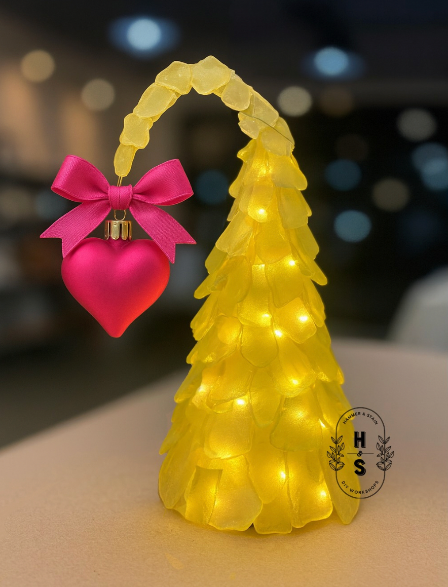 Cindy Lou Tumbled Glass Tree Mail Home Kit