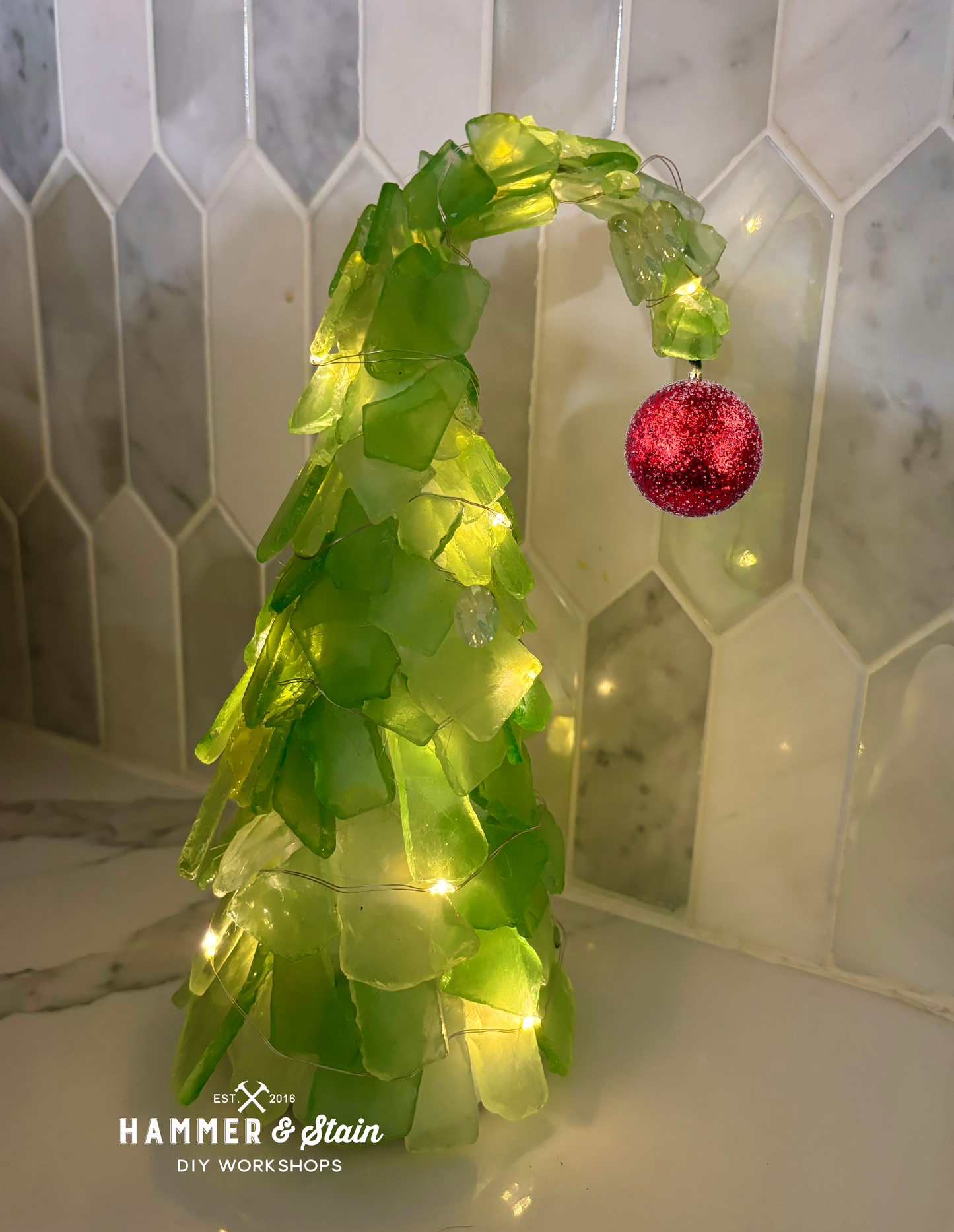 Angel Sea Glass Tree Mail Home Kit