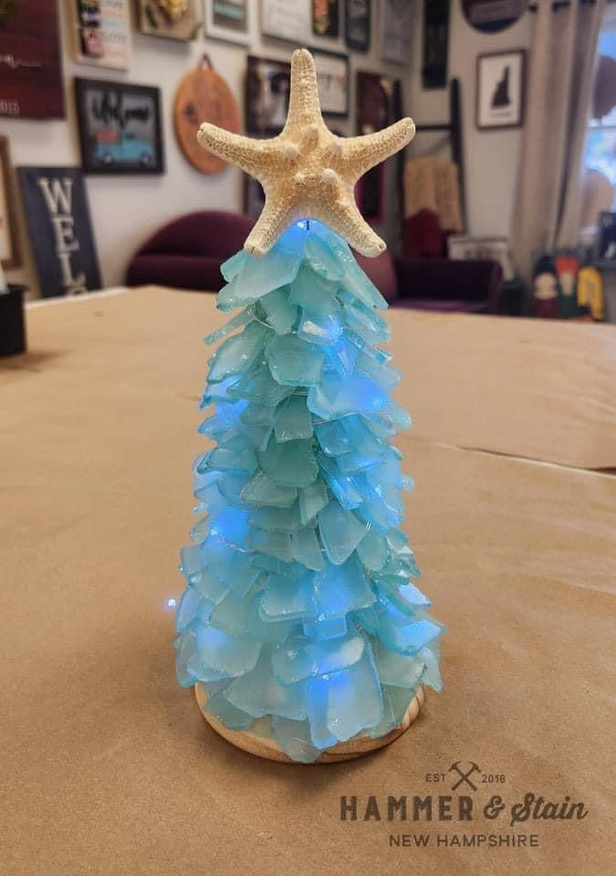 Sea Glass Christmas Tree Mail Home Kit
