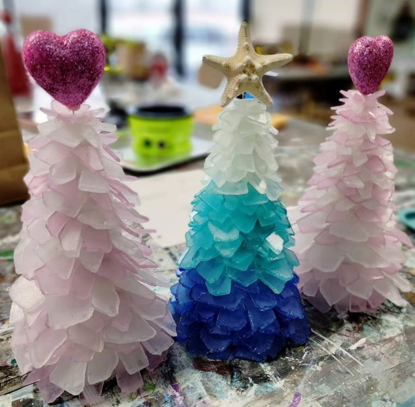 Angel Sea Glass Tree Mail Home Kit