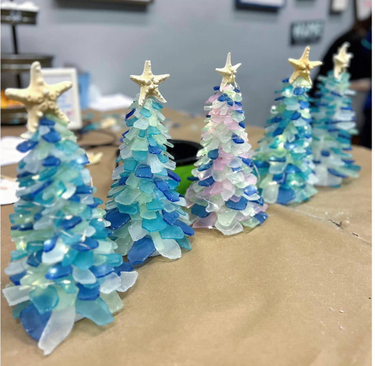 Sea Glass Tree Mail Home Party