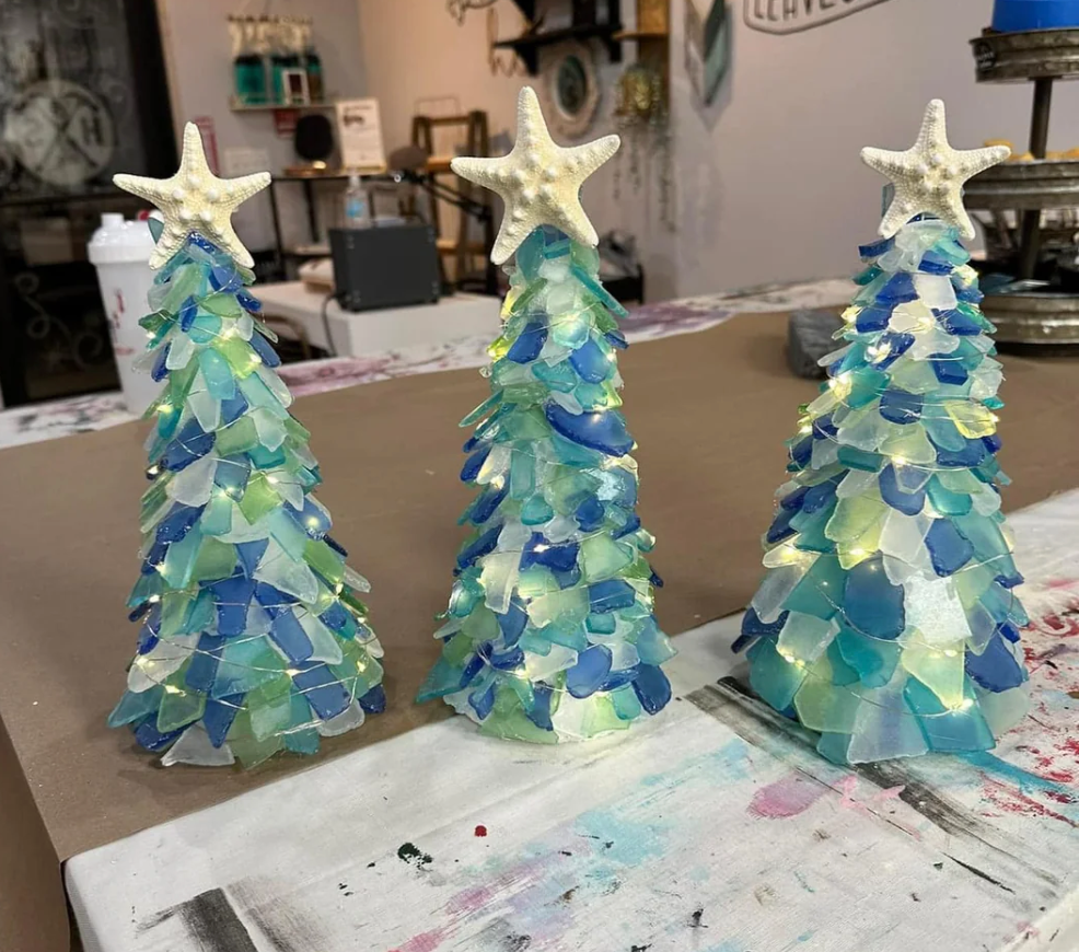 Sea Glass Tree Mail Home Party