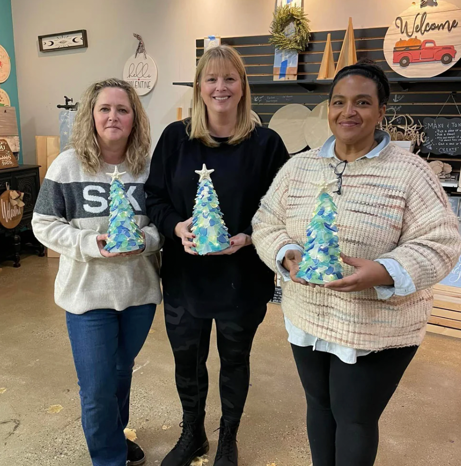 Sea Glass Tree Mail Home Party