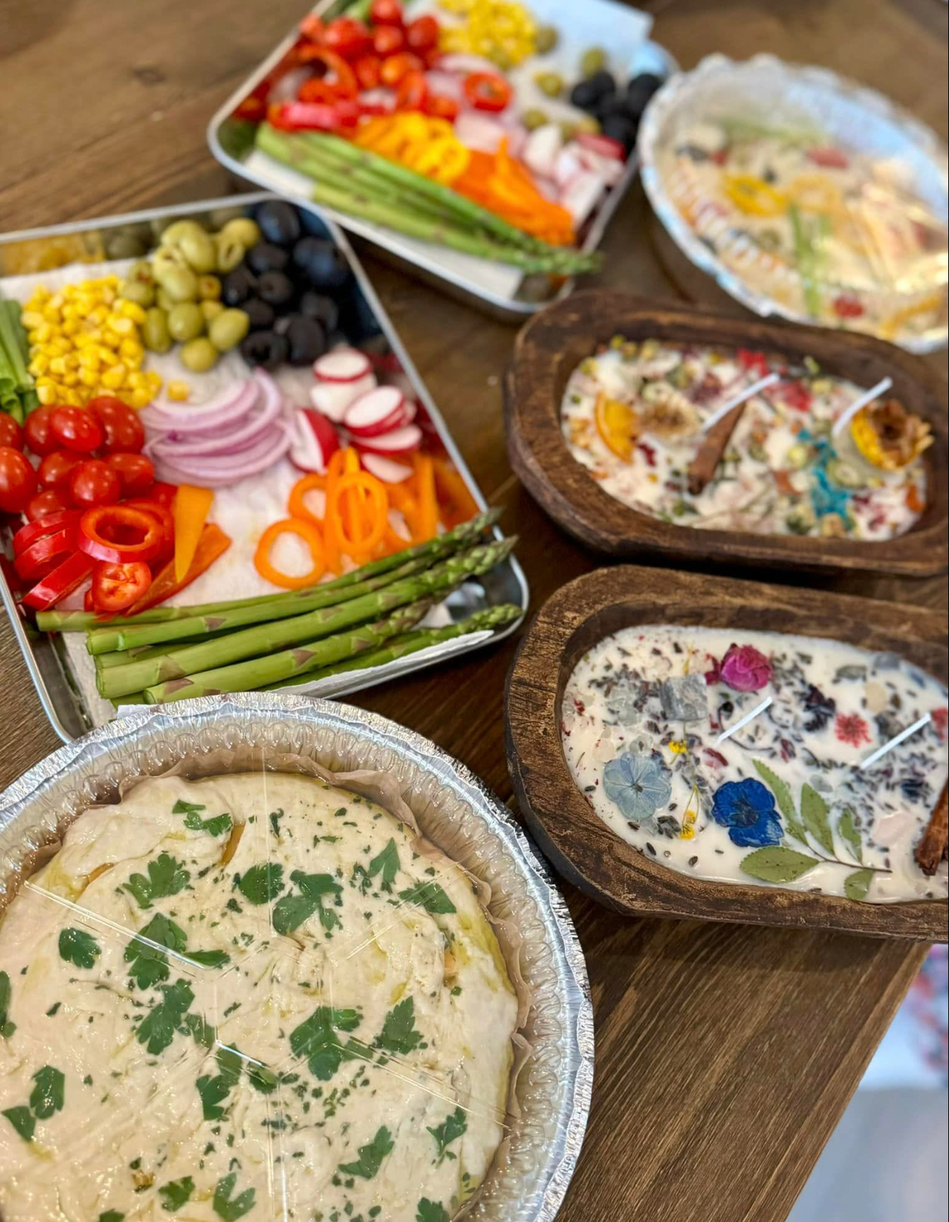 09/18/2025 (6:30pm) Focaccia, Flowers & Frizzante at McEachin Farm
