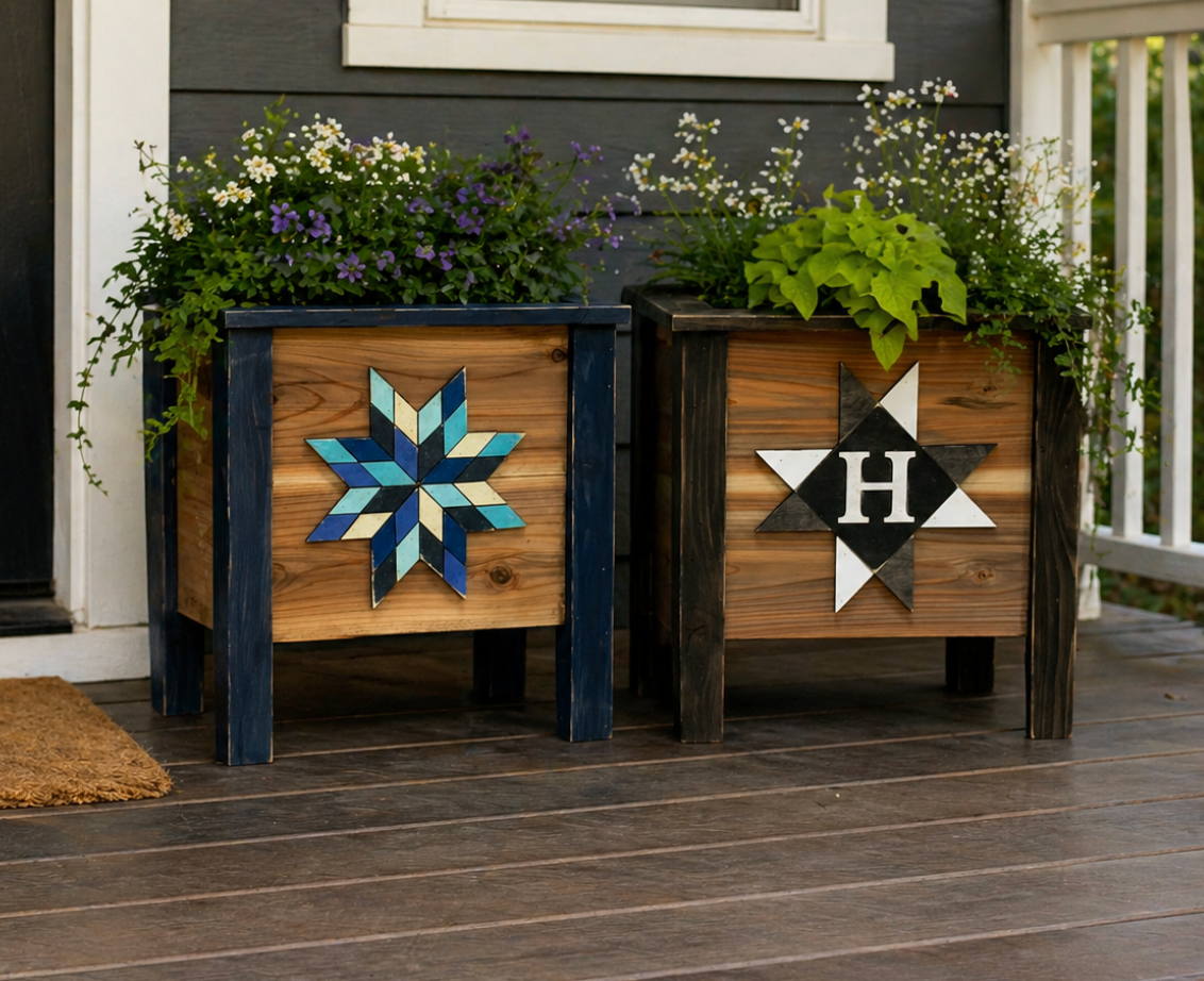 Barnquilt Planters Mail Home Kit – Hammer & Stain