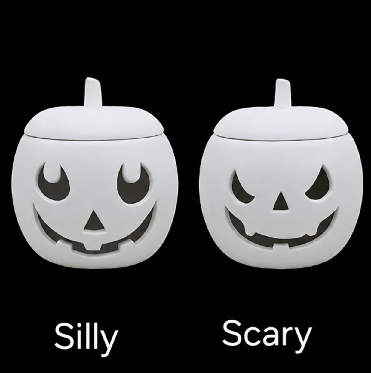 Personalized Ceramic Jack O'Lantern Pumpkin Painting Kit