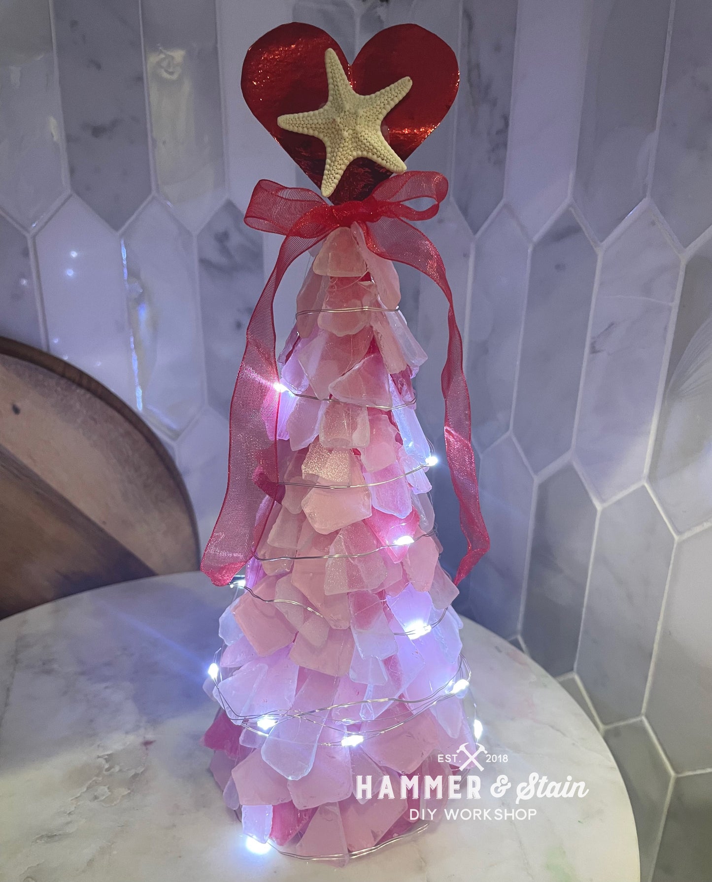 Angel Sea Glass Tree Mail Home Kit