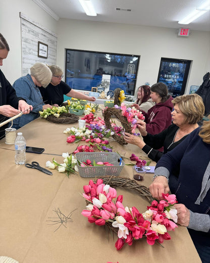 02/28/2026 (11am) Blooms & Brunch - A Tulip Wreath Making Experience (Hartwell, GA)