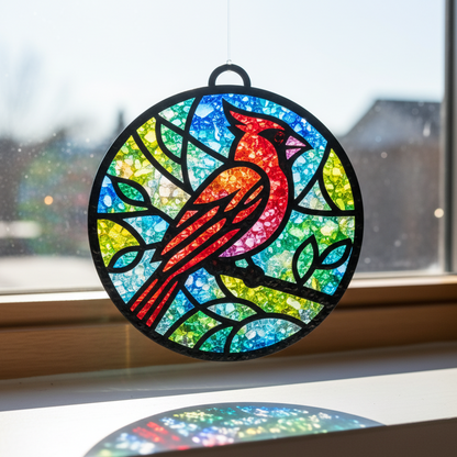 Resin Crushed Glass Sun Catcher Mail Home Kit