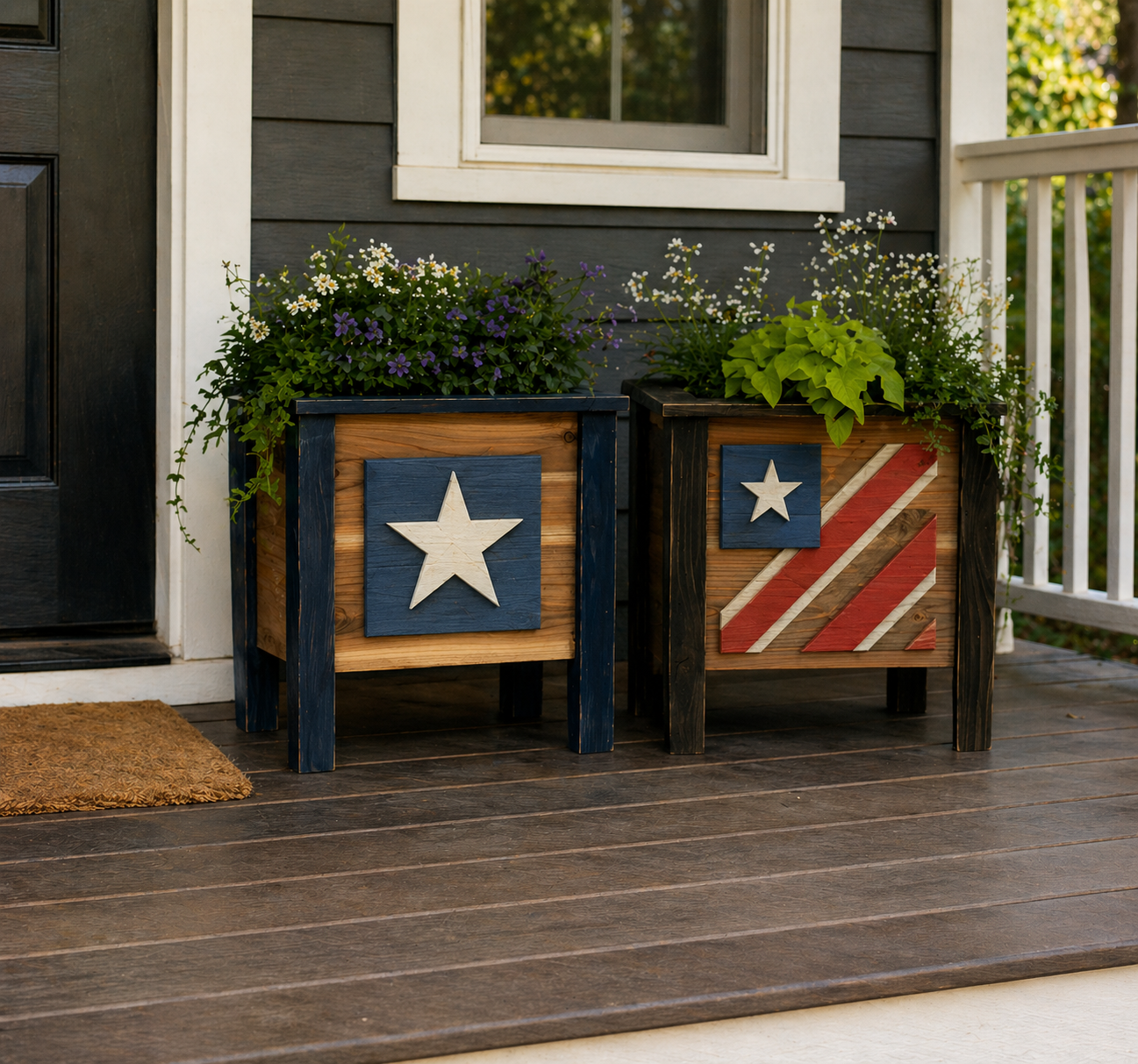 Barnquilt Planters Mail Home Kit  Hammer & Stain