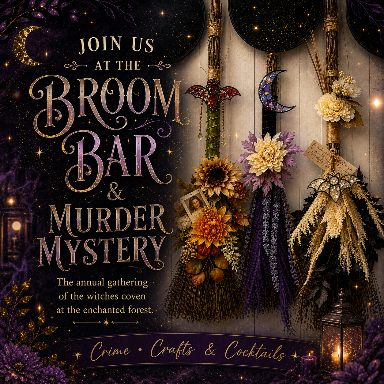 10/19/2026 (6pm) Broom Bar & Murder Mystery (Levittown, PA)