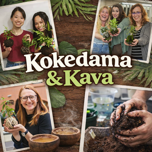 02/21/2026 (7pm) Kokedama & Kava - A Plant & Sip Experience (Athens, GA)