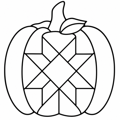 Fall Faux Stained Glass MAIL HOME KITS