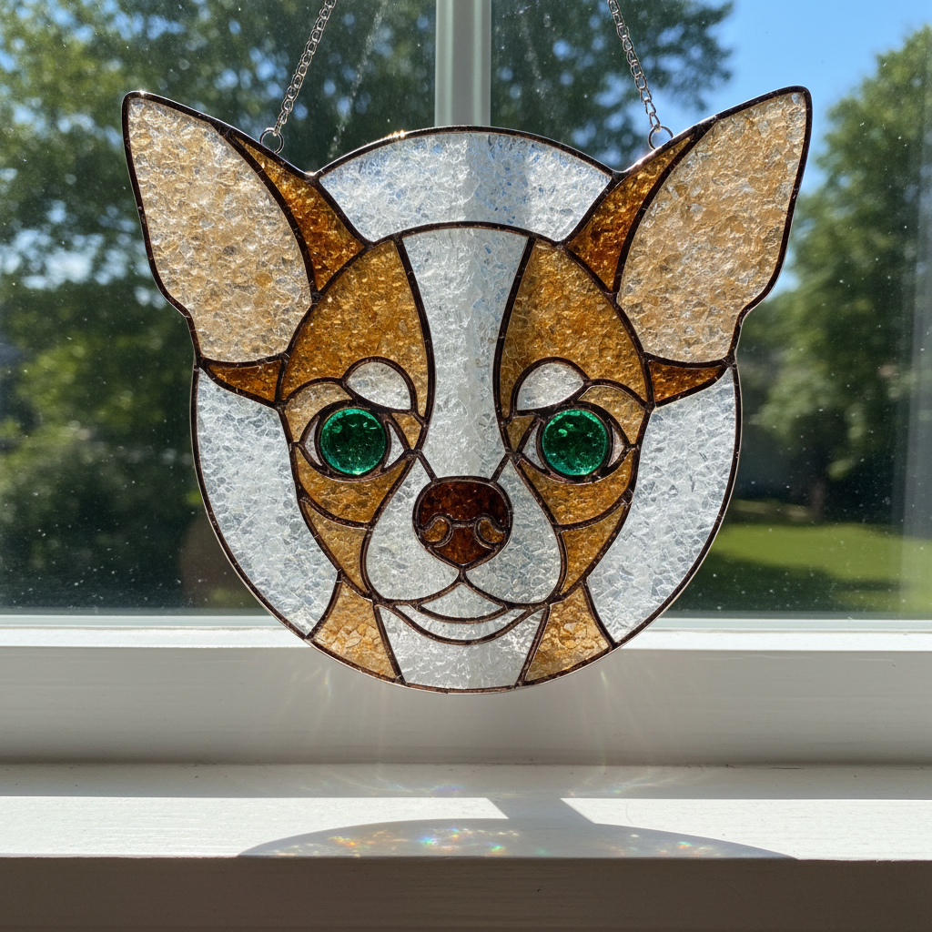Crushed Glass Pet Sun Catcher Mail Home Kit