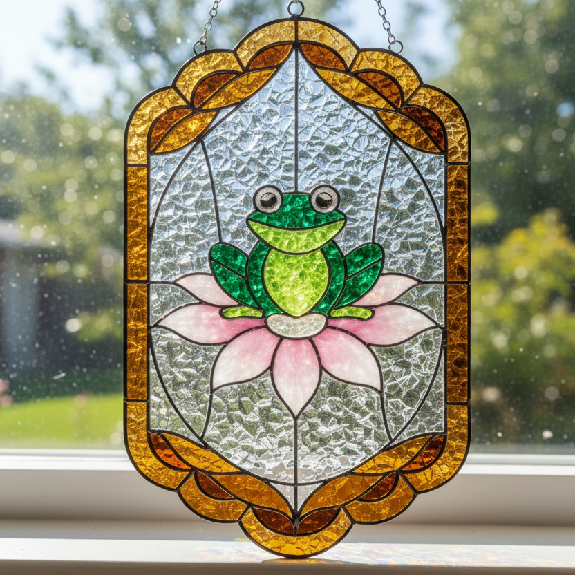 Resin Crushed Glass Sun Catcher Mail Home Kit