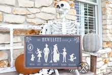 Halloween Family Portrait Sign