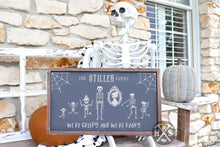 Halloween Family Portrait Sign