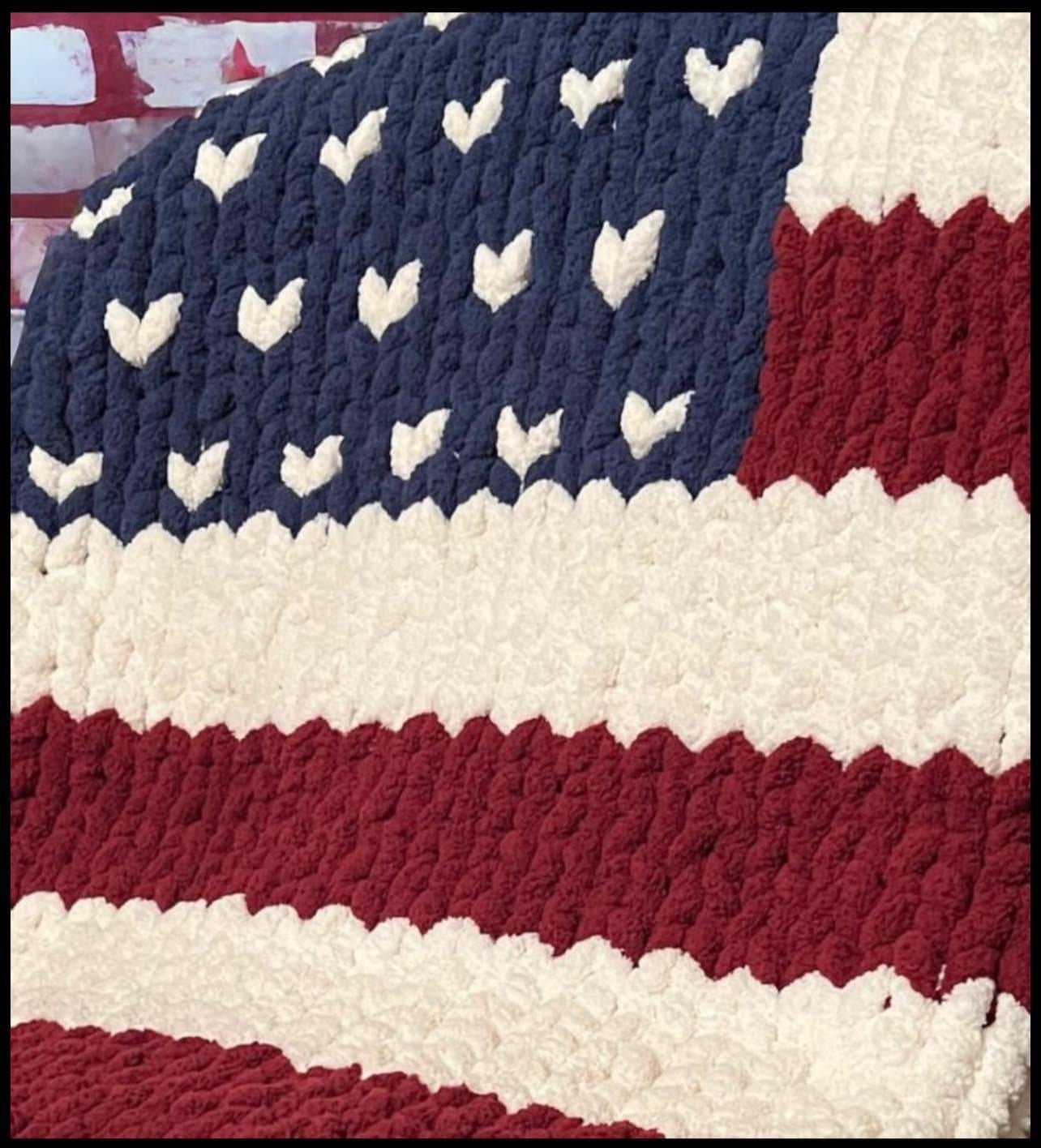 05/25/2024 (10am) American Flag Blankets & Brunch (Williston)
