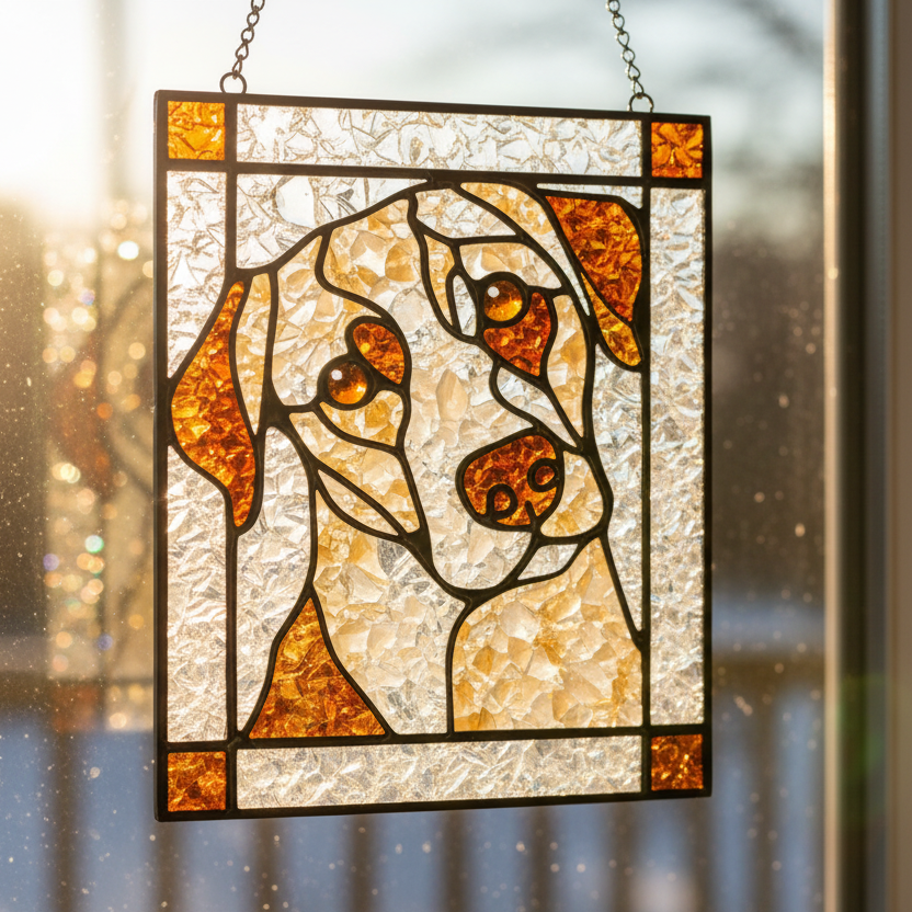 Crushed Glass Pet Sun Catcher Mail Home Kit