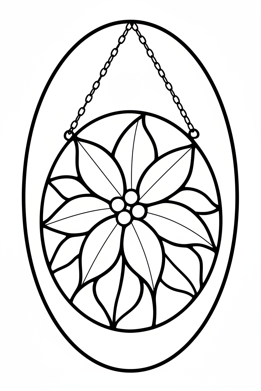 Christmas Faux Stained Glass Sun Catchers