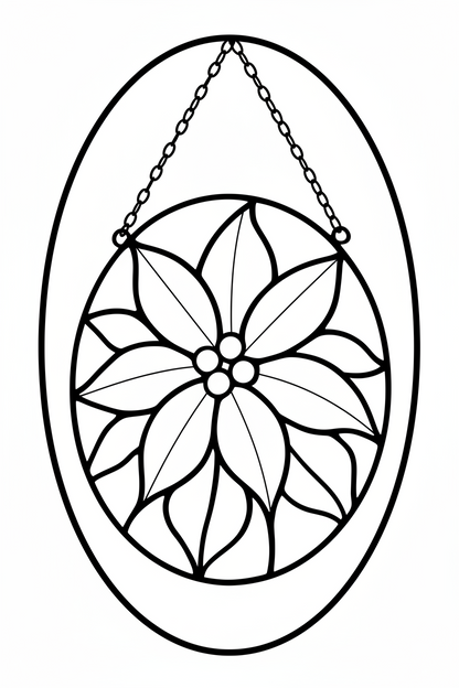 Christmas Faux Stained Glass Sun Catchers