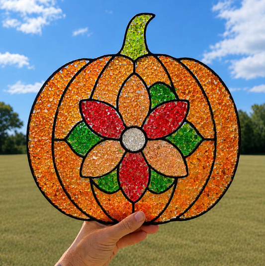 Fall Faux Stained Glass MAIL HOME KITS