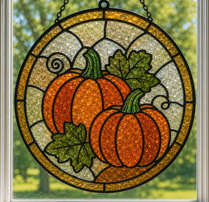 Fall Faux Stained Glass MAIL HOME KITS