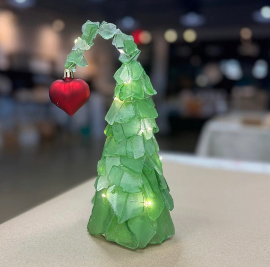 Shannon Gwizdala Grinchy Glass Tree Party