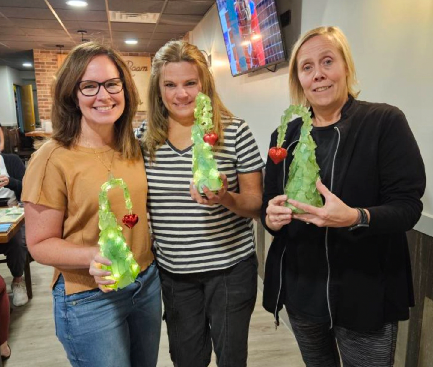 12/19/2025 (6pm) Tumbled Glass Trees at The Bowman House (Bowman, GA)
