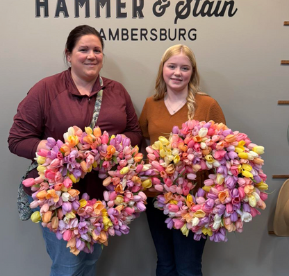 02/28/2026 (11am) Blooms & Brunch - A Tulip Wreath Making Experience (Hartwell, GA)