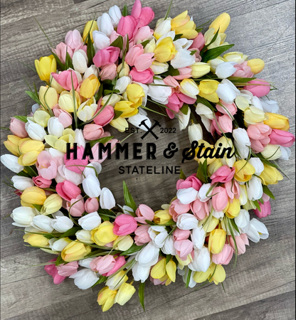 02/28/2026 (11am) Blooms & Brunch - A Tulip Wreath Making Experience (Hartwell, GA)