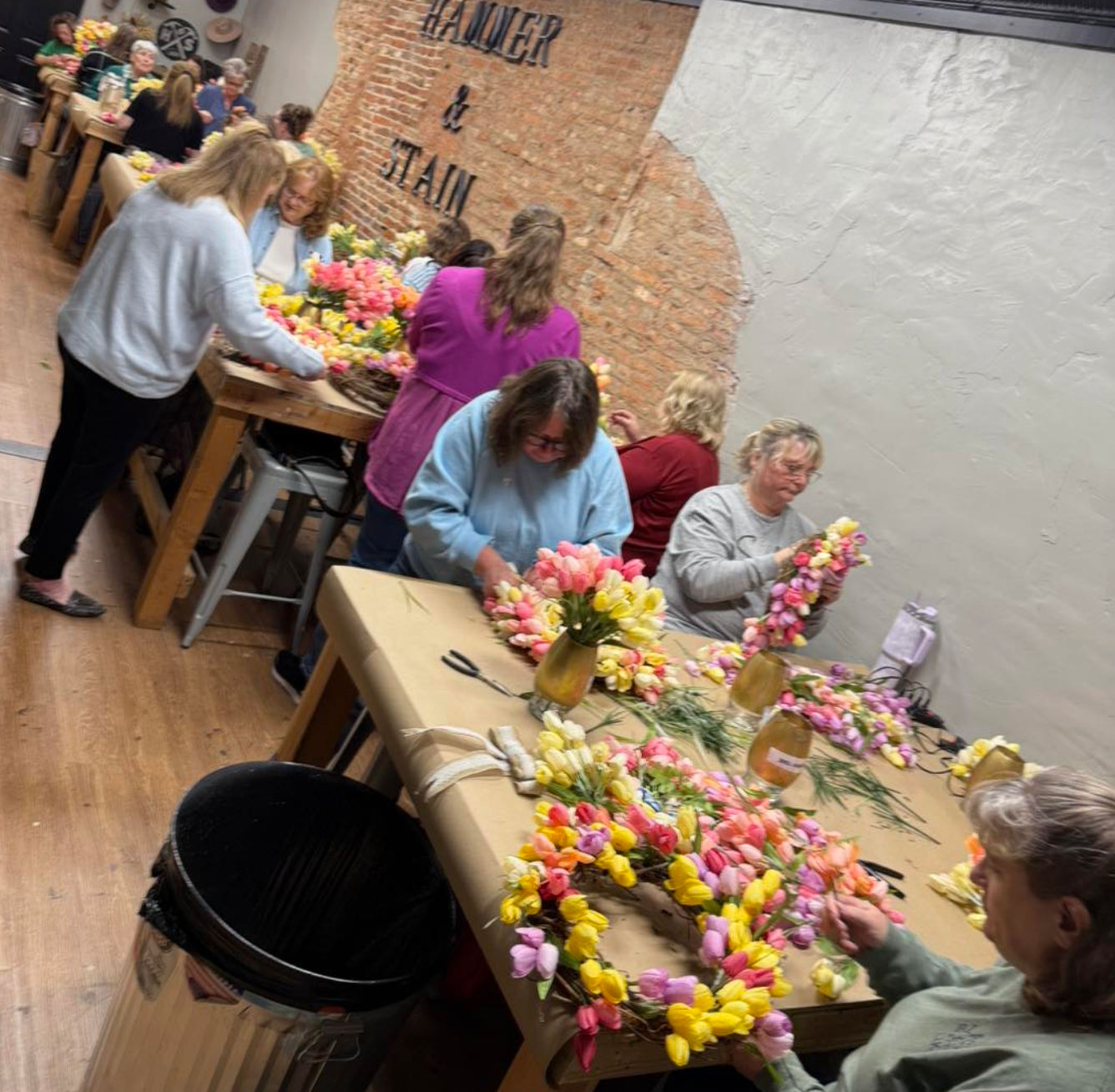 02/28/2026 (11am) Blooms & Brunch - A Tulip Wreath Making Experience (Hartwell, GA)