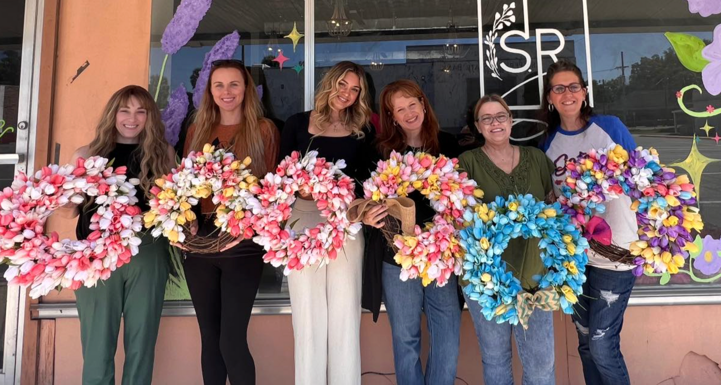 02/28/2026 (11am) Blooms & Brunch - A Tulip Wreath Making Experience (Hartwell, GA)