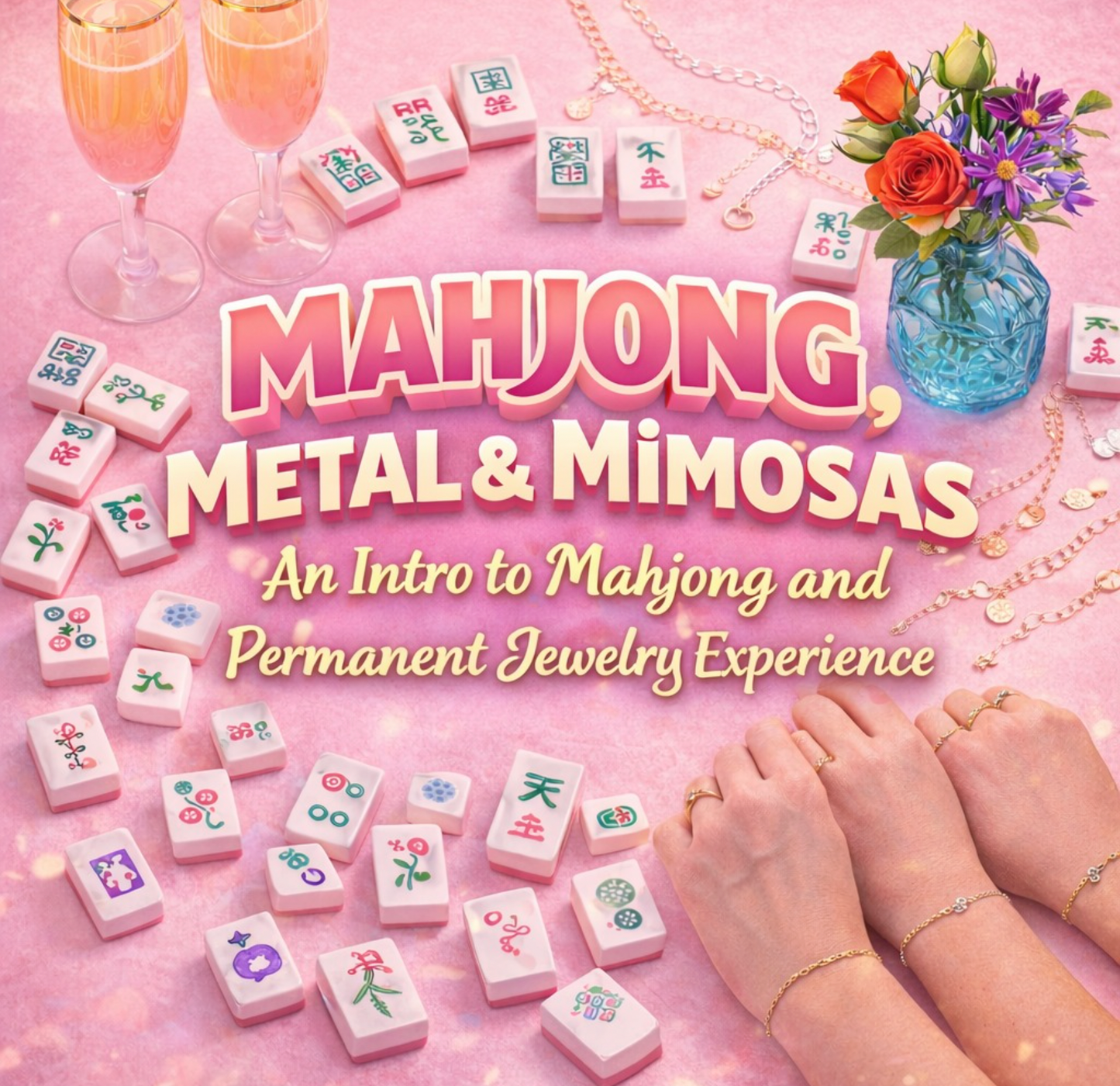 02/06/2026 (6:30pm) Mahjong Metal & Mimosas - A INTRO to Mahjong Experience (Hartwell, GA)