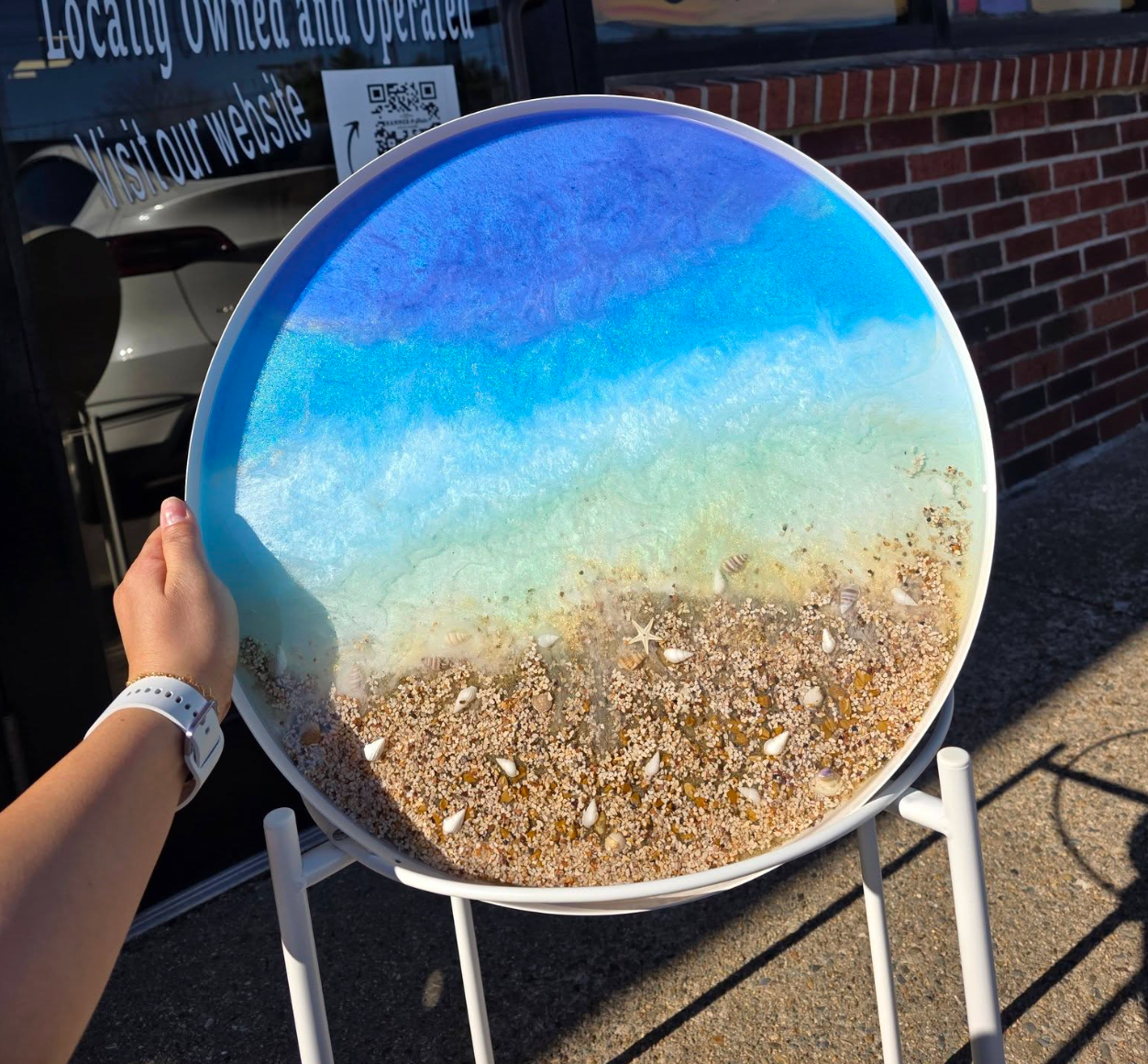 Resin Art Workshop: Creating Tray Tables
