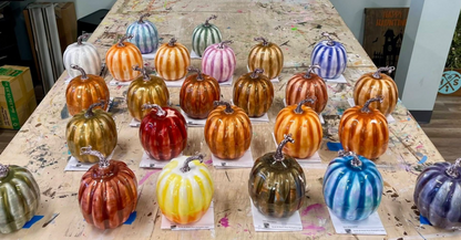 08/15/2026 (11am) Resin 'Glass-like' Pumpkins (Hartwell, GA)