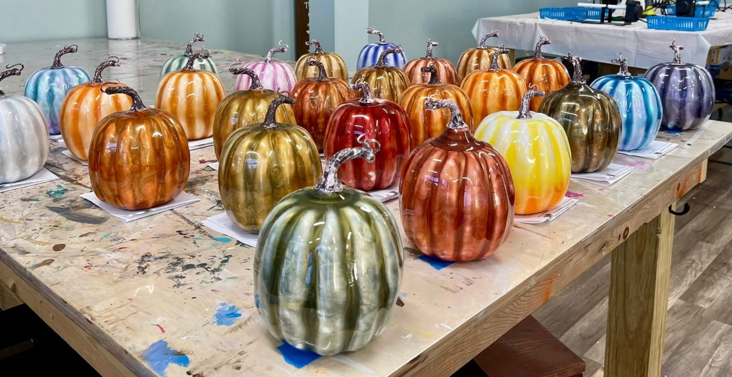 08/15/2026 (11am) Resin 'Glass-like' Pumpkins (Hartwell, GA)