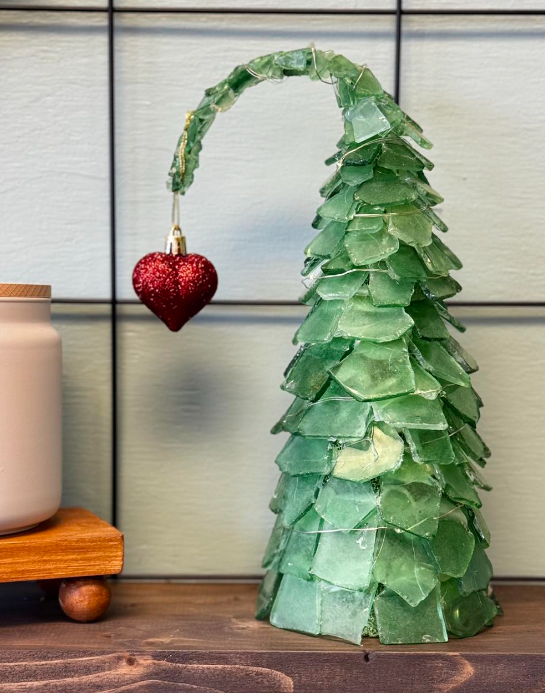 Grinch Sea Glass Tree Mail Home Kit