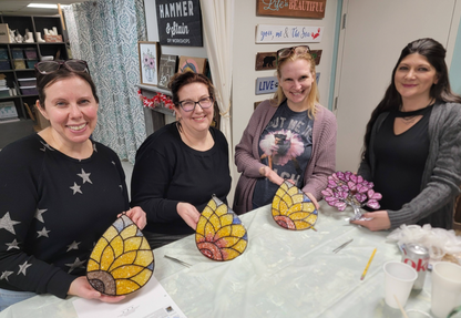 Resin Crushed Glass Sun Catcher Mail Home Kit