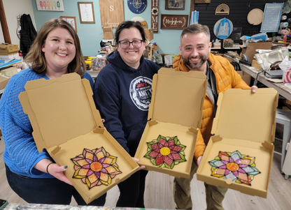 Resin Crushed Glass Sun Catcher Mail Home Kit