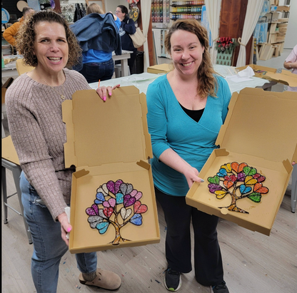 Resin Crushed Glass Sun Catcher Mail Home Kit