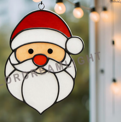 Christmas Faux Stained Glass Sun Catchers