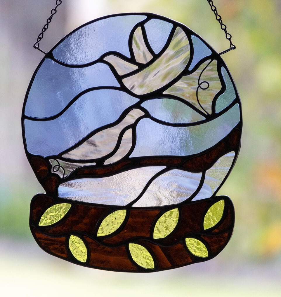 Christmas Faux Stained Glass Sun Catchers