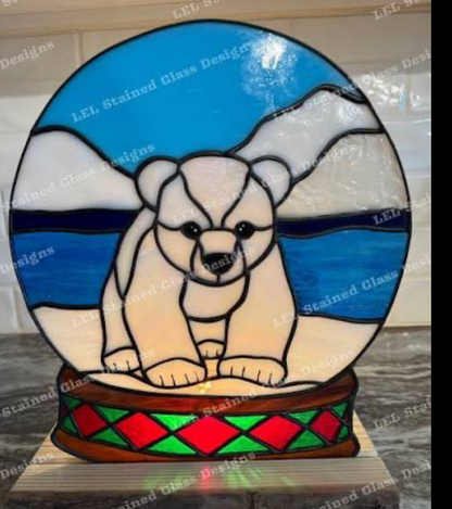 Christmas Faux Stained Glass Sun Catchers
