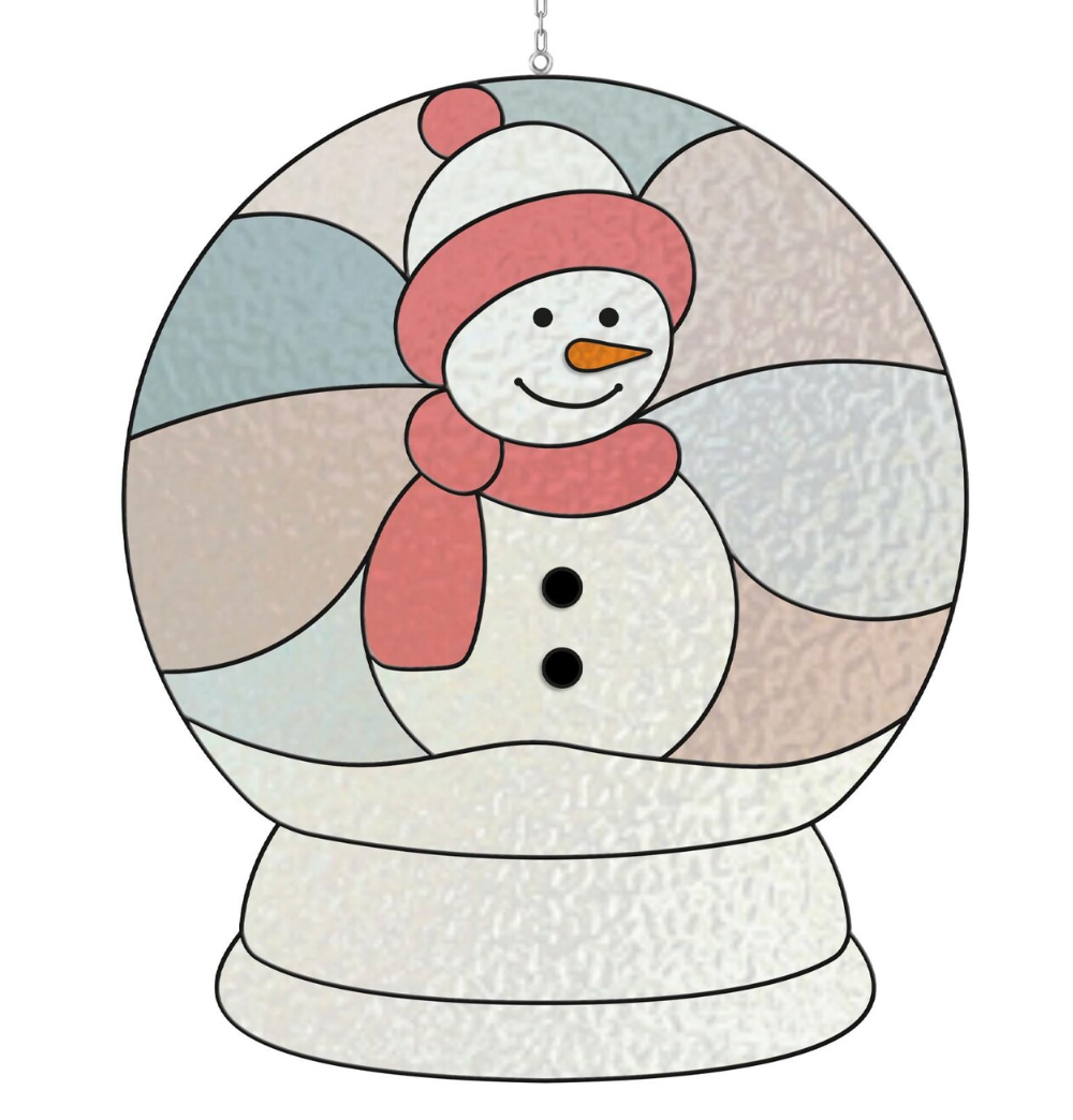 Christmas Faux Stained Glass Sun Catchers