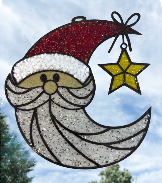 Christmas Faux Stained Glass Sun Catchers