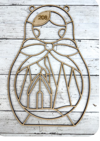 Christmas Faux Stained Glass Sun Catchers