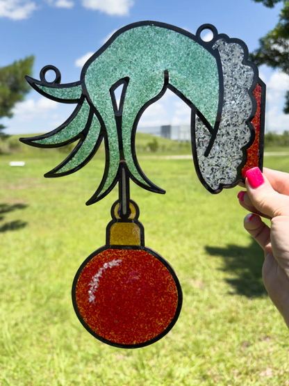 Christmas Faux Stained Glass Sun Catchers