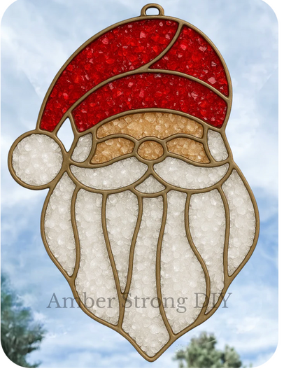 Christmas Faux Stained Glass Sun Catchers