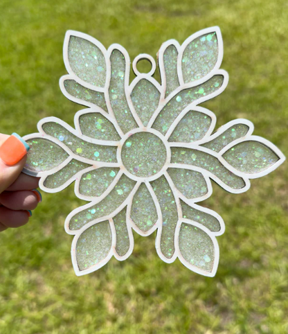 Christmas Faux Stained Glass Sun Catchers